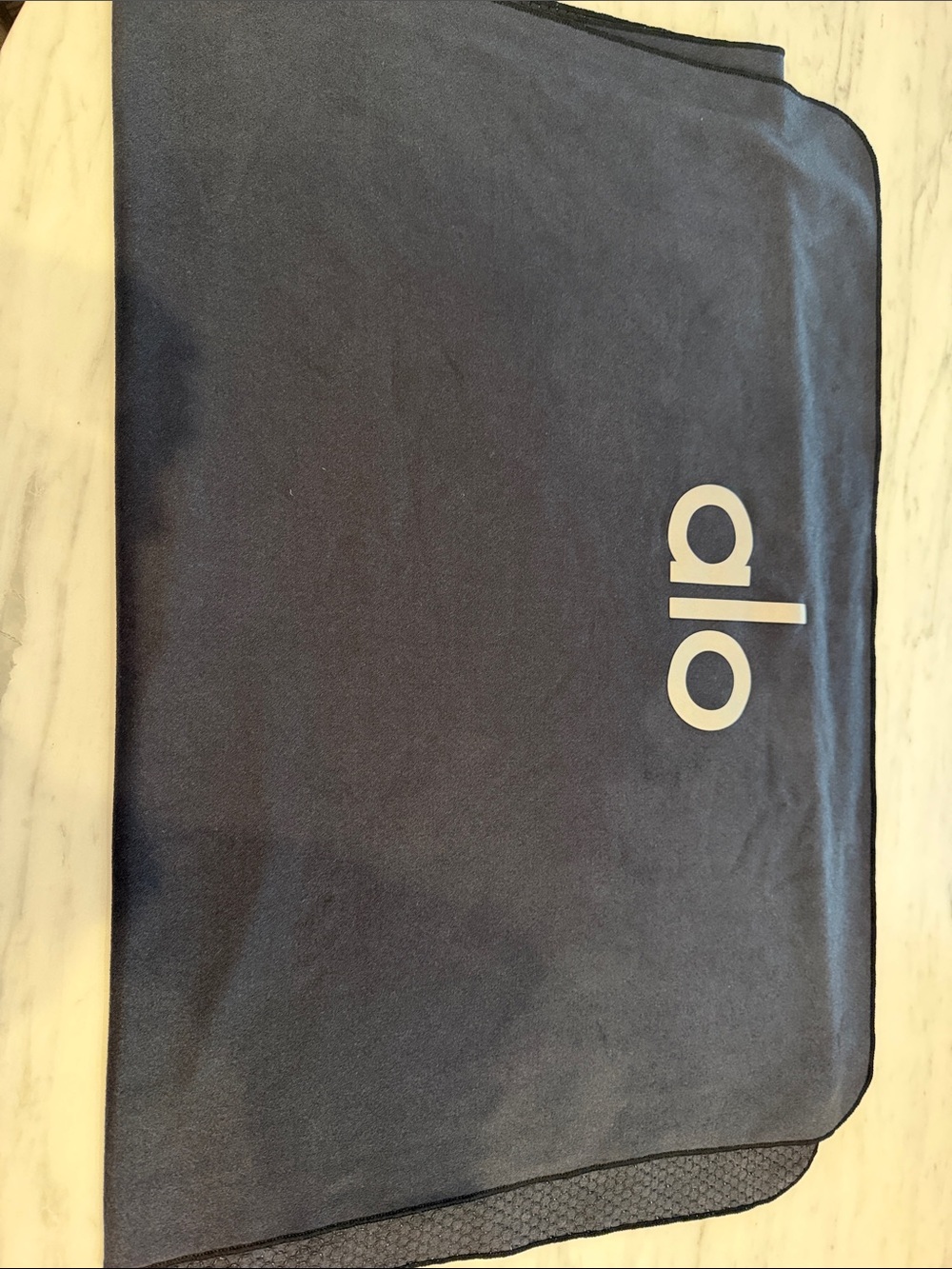 ALO Yoga  with ALO Logo towel mat